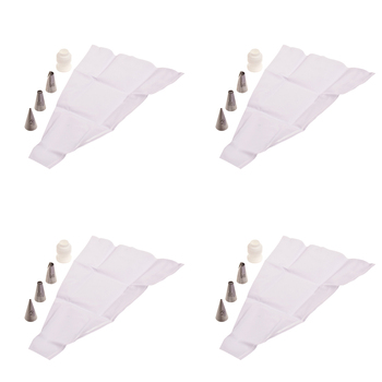 4PK Appetito Icing Bag Set Home Kitchenware Baking Cake Decoration
