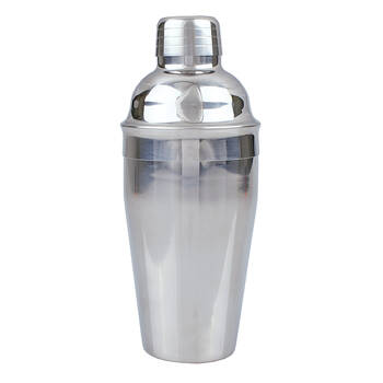 Bartender Stainless Steel Cocktail Shaker 550ml - Silver
