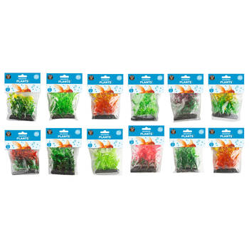 12PK Dudley's World Of Pets Aquarium Plant 10cm Assorted