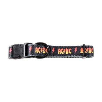 Stubby Club ACDC Rock Band Nylon Lighweight Pet Collar Dog Accessory