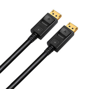 Cruxtec 1M Display Port 1.2 Cable - Black