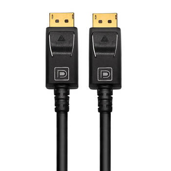 Cruxtec 1m DP 1.4 8K Displayport Male to Male Cable - Black