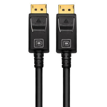 Cruxtec 2m DP 1.4 8K Displayport Male to Male Cable - Black