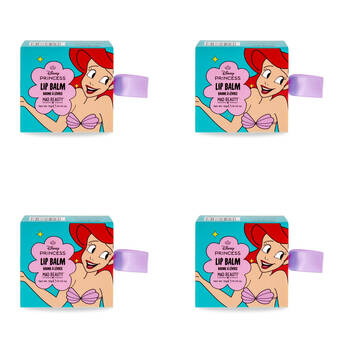 4PK Disney Princess Express Yourself - Lip Balm Ariel Marshmallow