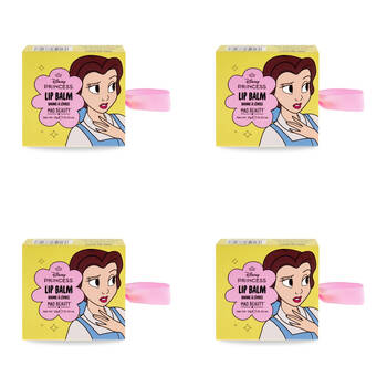 4PK Disney Princess Express Yourself Scented Lip Balm Belle Vanilla