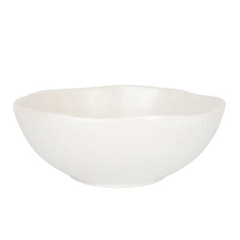 NF Living Salad Bowl 25x10 Ceramic Durable Stoneware Serveware White
