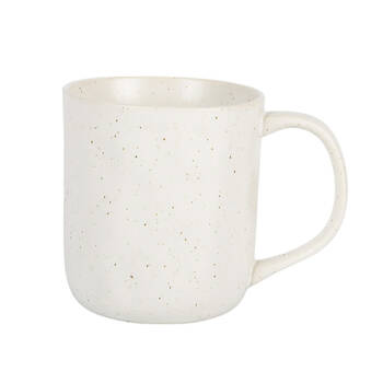 4pc NF Living Mirth Mug 350ml Capacity Ceramic Mugs Stoneware Dinnerware White