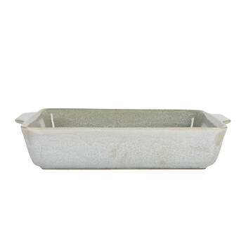 NF Living Rectangular Bake Dish 39x27x8 Durable Ceramic Baking Bakeware Green