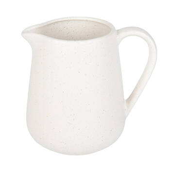 NF Living Pitcha 1500ml Jug Stoneware Elegant Dinnerware & Serveware White