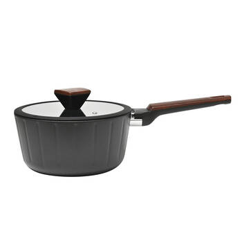 Classica Elegance 20cm Saucepan Non-Stick Pot Black