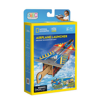 National Geographic Airplane Launcher Kids/Childrens 3D Puzzle 8y+
