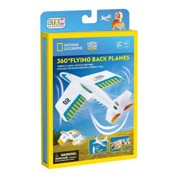 National Geographic 360° Flying Back Planes Kids/Childrens 3D Puzzle 8y+