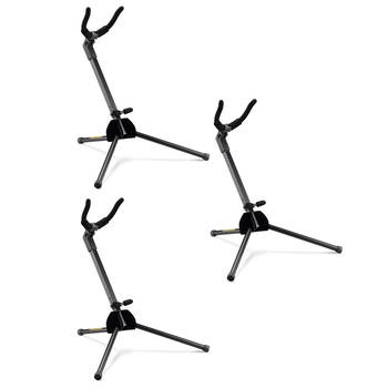 3PK Hercules TravLite Alto SAX Stand w/ Bag MC12