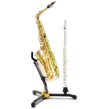 Hercules Alto/Tenor Saxophone & Clarinet/Flute Stand w/ Bag