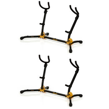2PK Hercules Double Alto/Tenor Saxophone Stand