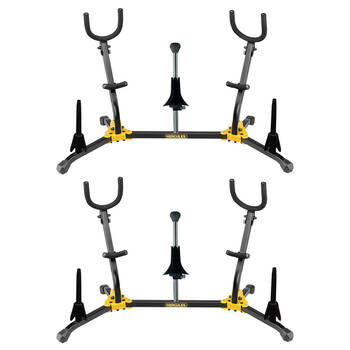 2PK Hercules Alto/Tenor Soprano Saxophone and Flute/Clarinet Stand