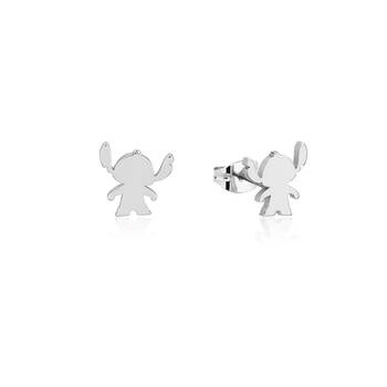 Couture Kingdom Disney Stitch Ohana Stud Earrings Silver