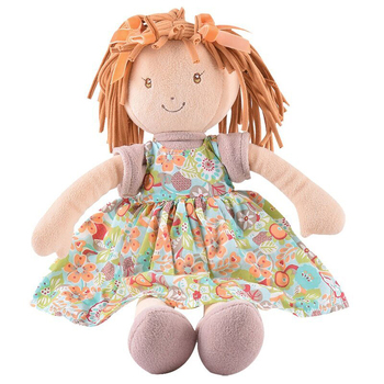 Bonikka Libby Lu Doll Soft Toy 35cm w/ Brown Hair 0m+