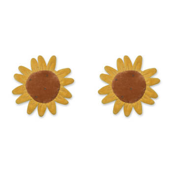 2PK Tikiri Sun Flower Scrunchie Baby Teether/Rattle 77846 Toy 0m+