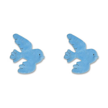 2PK Tikiri Bird Crinkle Scrunchie Baby 77847 Teether/Rattle Toy 0m+