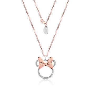 Couture Kingdom Disney Minnie Mouse Crystal Necklace 80cm Rose Gold