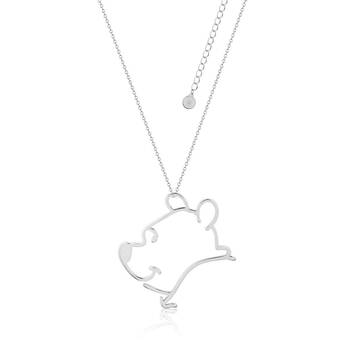 Couture Kingdom Disney Winnie The Pooh Outline Necklace 67cm Silver