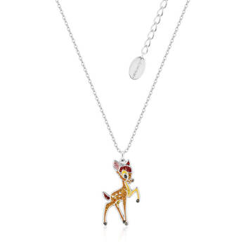 Couture Kingdom Disney Bambi Crystal Necklace 52cm - Silver