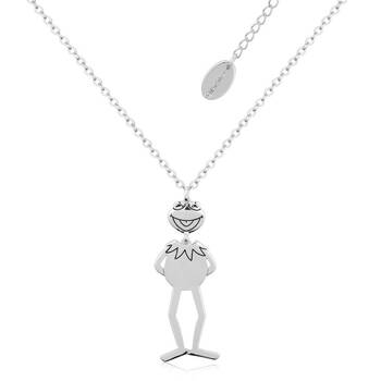 Couture Kingdom Disney The Muppets Kermit the Frog Dangle Necklace 52cm Silver