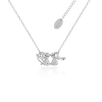 Couture Kingdom Lilo & Stitch Angel & Stitch Kissing Necklace - Silver
