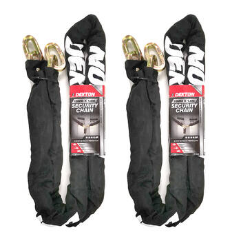 2x Dekton 10mm x 1.8m Security Chain