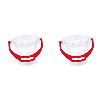 2PK Dantoy Classic 1.2L Clear Bucket w/ Lip Kids/Children Sandpit Toy 2y+