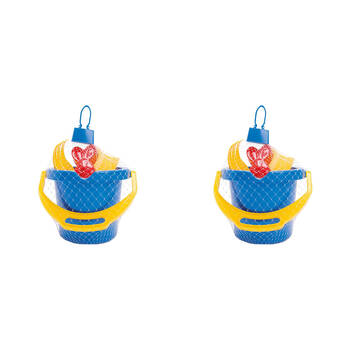 2PK Dantoy Classic Bucket Set Sandpit Toys 18.5x20cm Kids 2y+
