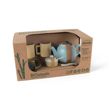 11pc Dantoy Bioplastic Tea Set Sustainable Toys Kids 2y+