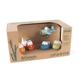5pc Dantoy Bioplastic Funcars Set Indoor/Outdoor Toy Kids 2y+