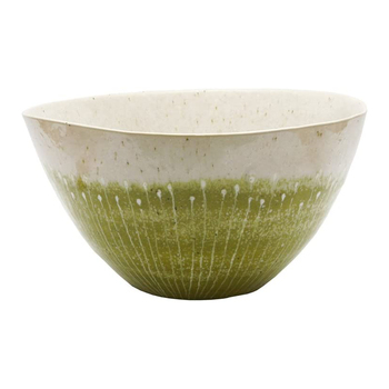 Da Terra Pantanal Handpainted Ceramic Salad Bowl 26x26x13cm