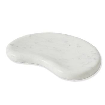 Pilbeam Living Blanca 22cm Deco Marble Tray Large - White