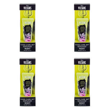 4x 2pc Disney Pop Villains Ursula Scented Hand Care Duo Set 30g Coconut