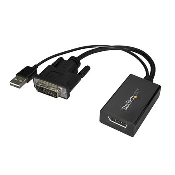 DVI-D to DP Video Adapter - DVI to DisplayPort Converter