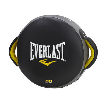 Everlast C3 Boxing Fitness Training Round Punch Shield Black/Grey