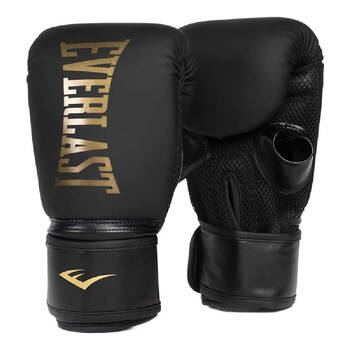 Everlast Elite Cardio Training Boxing Gloves L/XL Black/Gold