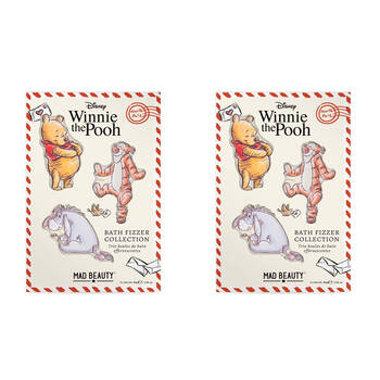 2PK Disney Winnie The Pooh Festive Bath Fizzer Collection Marshmallow
