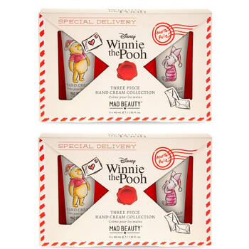 2PK Disney Winnie The Pooh Festive Scented Hand Cream Collection 120ml