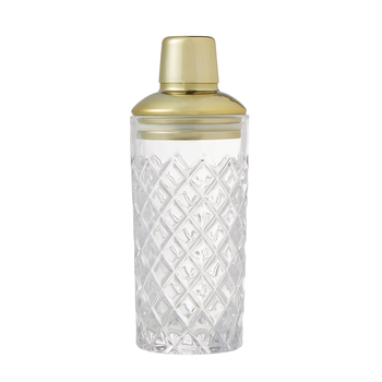 Davis & Waddell Raymond Party Cocktail Shaker Gold/Clear 20cm/400ml