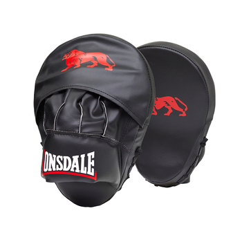 Lonsdale Challenger 2.0 Boxing Punch Mitt Pair One Size Black
