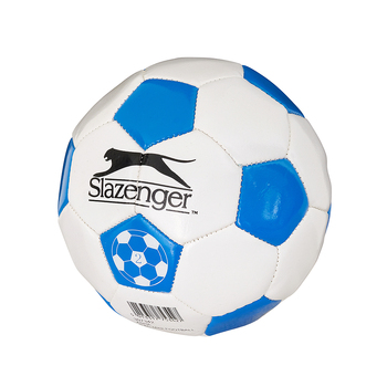 Slazenger Soccer Ball Size 2 WHT/BLU