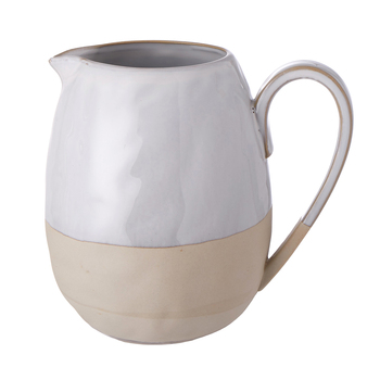 Davis & Waddell Stoneware Pitcher 175cm/1300ml - White