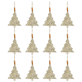 12PK LVD Hanging Tree Champagne M Decorative Sculpture Home/Lounge Decor