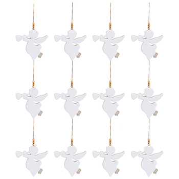 12PK LVD Angel Trumpet Sml Decorative Sculpture Home/Lounge Decor