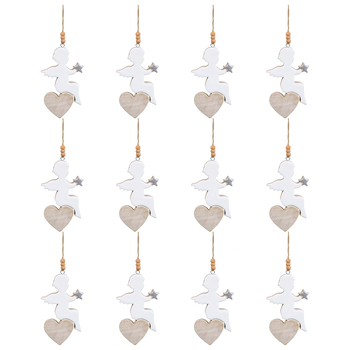 12PK LVD Angel On Heart Decorative Sculpture Home/Lounge Decor