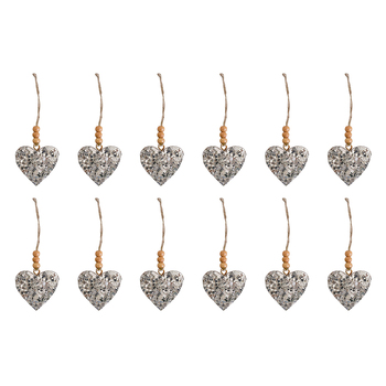 36PK LVD Heart Assorted Hampton Decorative Sculpture Home/Lounge Decor